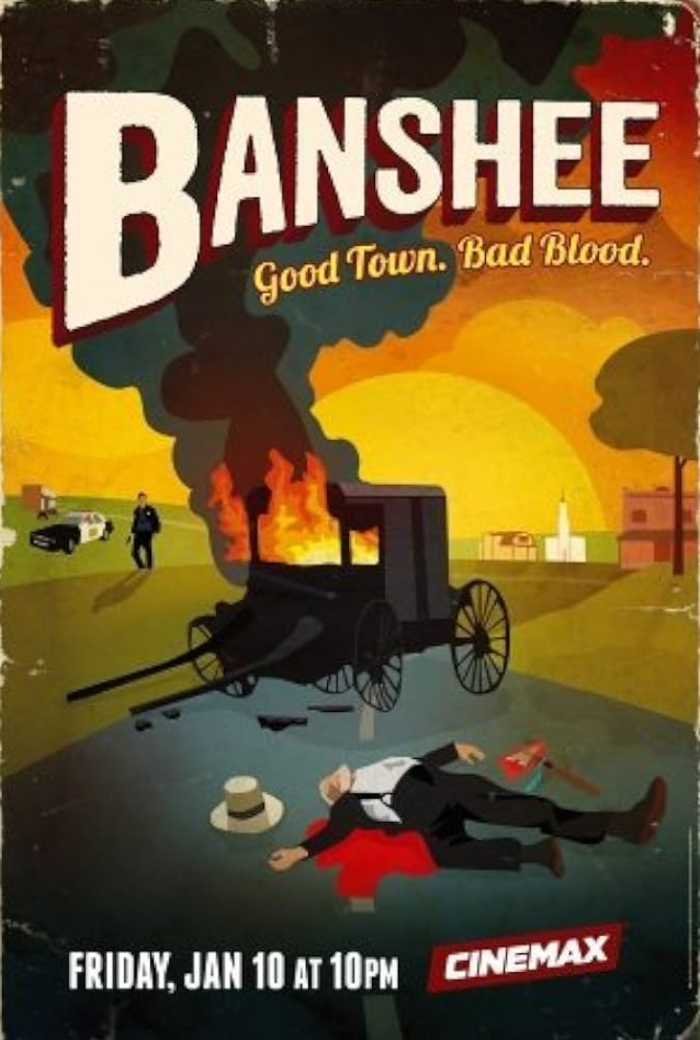 Banshee vous emmène dans une bourgade américaine, qui n’a rien à envier niveau criminalité aux grandes villes.