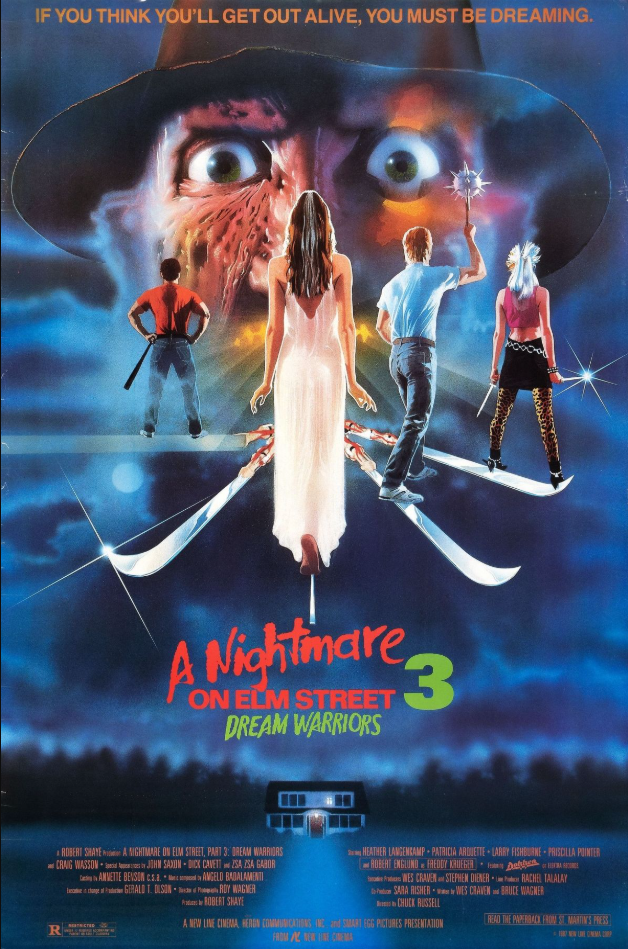 Le troisième opus de la saga des Freddy Krueger, les griffes du cauchemar, est incontestablement un succès.