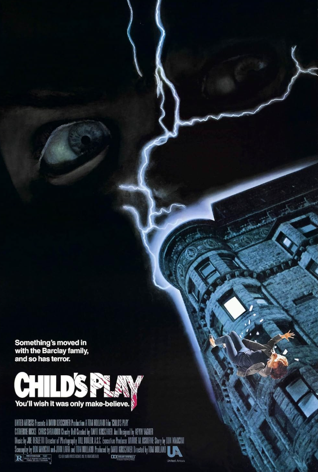 Premier d’une longue série, Jeu d’enfant nous fait découvrir l’une des figures les plus mythiques du cinéma d’horreur : Chucky.